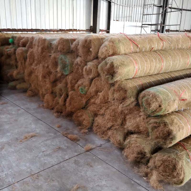 椰丝毯​抗冲生物毯，椰丝水土保护毯怎么施工？